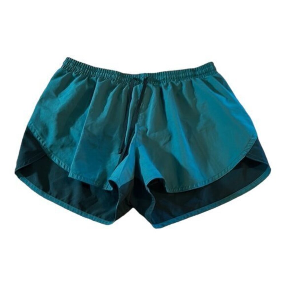 Old Navy Green Running Shorts Size Med Go Dry EUC/GUC #4337